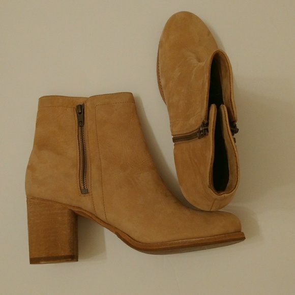 Frye Shoes - Frye Leather Heeled Addie Double Zipper Boots